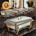 Warmounts 8QT High Grade Chafing Dishes for Buffet, Chafers and Buffet Warmers Sets for Birthday, Wedding, Rolled-Edge Design with Gold and Silver, 2/4 Pack