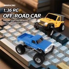 JIABAILE 3601 3602 RTR 1/36 2.4G 4WD RC Car Rock Crawler Off-Road Climbing Truck LED Lights Full Proportional Vehicles Models 60 Minutes Playing Time Toys