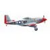 MO-FLY P-51D Mustang 1/16 Scale 685mm Wingspan 2.4GHz 10CH Built-in Gyro 3D/6G Switchable One Key Aerobatics Brushless EPP FPV RC Airplane Glider BNF/RTF Compatible DSM SBUS