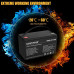 HANIWINNER 12.8V 100Ah LiFePO4 Lithium Battery Pack 1280Wh Energy Backup Power 2000+ Cycles Built-in BMS Waterproof Perfect for Replacing Most of Backup Power RV Boats Solar Off-Grid In Series/Parallel HD009-10