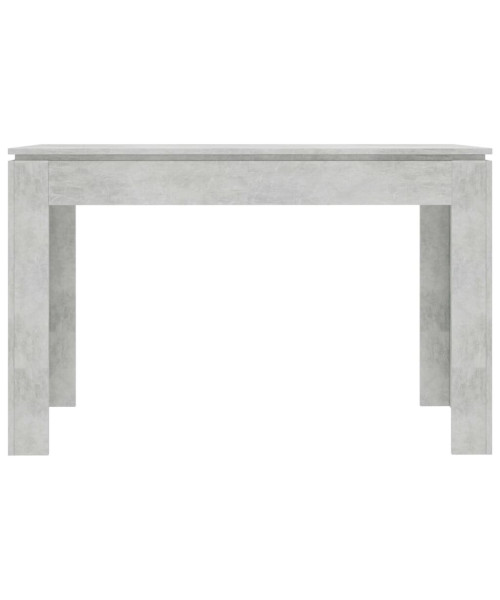 Dining Table Concrete Gray 47.2"x23.6"x29.9" Chipboard
