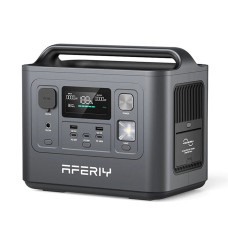Aferiy P010 800W 512Wh LiFePO4 Portable Power Station +1* S100 100W Solar Panel UPS Pure Sine Wave Solar Generator Camping RV Home Emergency Portable Backup Power US Plug