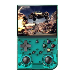 64G+256GANBERNIC RG35XX Pro Handheld Game Console Built in 14000+ Games 3.5-inch IPS Screen Linux System Quad-core Support WiFi6&BT4.2 3200mAh Battery Dual Joysticks Vibration Motors HiFi-Speakers Video Game Player Console