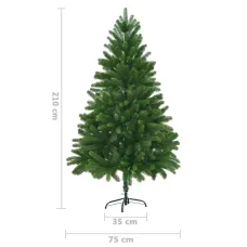 Artificial Christmas Tree,Xmas Pine Tree with 300 LEDs,Easy Assembly Christmas Tree with Metal Stand and 1100 Branch for Home,Office,Party,Holiday Indoor Outdoor Decoration