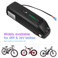 [EU/USA Direct] HANIWINNER HA193 48V 13Ah 624Wh Downtube E-Bike Battery- Powered by High-Quality 18650 Lithium-ion Cells | 20A BMS | with Charger | Fits 48V 250W-750W Motor