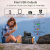 FlashFish P60 560W Portable Power Station 520Wh 140400mAh Solar Generator 110V Pure Sine Wave Power Generator For Camping Travel
