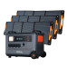 Blackview OSCAL PowerMax 6000 PM6000 3600Wh Portable Power Station with Blackview Oscal PM200 200W Foldable Solar Panel, LiFePO4 Solar Generator with AC Outlets,  for Home Use, Outdoor Camping, RV Trip