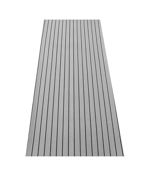 240cm x 45cm x 6mm Grey EVA Foam Teak Sheet Boat Yacht Synthetic Teak Decking With Glue