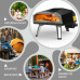 ECOWELL EPO120 Pizza Oven Outdoor Stove 12"Outside Stone/Peel, Infrared Thermometer and Portable Waterproof Cover Pizza Oven