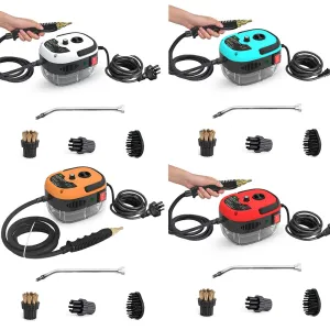 2500W High-Temperature High-Pressure Steam Cleaner 230V 901ml Capacity 4 Temperature Levels ABS Base for Kitchen Air Conditioner Cleaning
