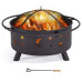 Fireplace with Spark Screen Poker for Bonfire Patio Backyard Garden Picnic Fire Pit 30in Fire Pits for Outside Wood Burning Outdoor, 8010