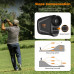 Direct CIGMAN Precision Golf Rangefinder with 850 Yards Range and Slope Compensation Accurate Laser Distance Measuring Device Rechargeable Li-ion Battery High Definition LCD Display Portable Golf Hunting Climbing Bird Watching