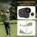 CIGMAN Precision Golf Rangefinder with 850 Yards Range and Slope Compensation Accurate Laser Distance Measuring Device Rechargeable Li-ion Battery High Definition LCD Display Portable Golf Hunting Climbing Bird Watching