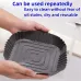 1PC Baking Tray Silicone Tray for Air Fryer Oven Fried Chicken Pizza Mat Oilless Silicone Pan Air Fryer Accessories