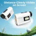 CIGMAN CT-1200 Golf Rangefinder 6X Zoom Magnification 1312 Yards Slope Compensation Color Display Flagpole Lock Rechargeable Waterproof Golf Accessories