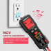 Direct KAIWEETS KM201 Digital Multimeter True-RMS 2000 Counts - Measures Up to 600V AC/DC Voltage Resistance Frequency with Backlight and Flashlight Auto Mode Data Hold Overload Protection