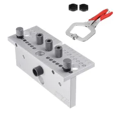 ENJOYWOOD Wnew Precision Doweling Jig Woodworking Hole Puncher Drill Guide Positioning Hole Opener DIY Woodworking Tools