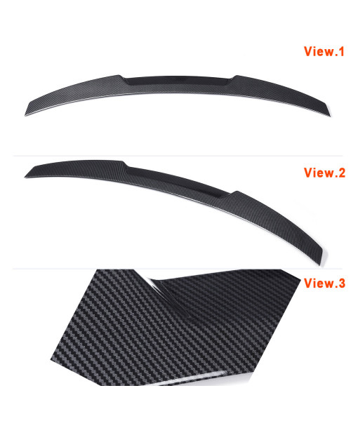 Carbon Fiber M4 Style Rear Trunk Spoiler Boot Wing For BMW F30 F80 M3 2014-2019