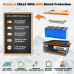 Cloudenergy 24V 150Ah LiFePO4 Battery 3840Wh 2560W Built-in 100A BMS 6000+ cycles 10 Years Service Life with Class A LiFePO4 Cells Perfect for Motorhome, Camper, Energy Storage, Van, Off-grid CL24-150