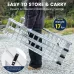 1700 lbs Capacity Heavy Duty Truck Loading Ramp Portable Pickup Includes Gloves Secure Clamps