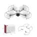 BRDRC Quick Release Anti-Collision Propeller Props Guard Protection Cover for DJI Mini 3 / Mini 3 PRO RC Drone Quadcopter