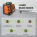 GOCHIFIX 5 Lines Laser Level with Tripod 2 Plumb Dots Self Leveling Green Line Laser Level Tool for Construction Floor Tile Included Target Plate Battery Carry Bag