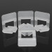 MACHIFIT 100/200Pcs 1.0mm 1.5mm White Ceramic Tile Leveling System Clip Tiling Accessibility Spacer Plastic Clip