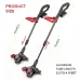 Ecomax 12" Cordless String Trimmer & Edger 18V Electric Weed Wacker with 2 Battery & Charger Lightweight Weed Eater Edger Lawn Tool with 90 Degree Adjustable Head for Yard and Garden
