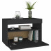 TV Cabinets with LED Lights 2 pcs Gray 23.6"x13.8"x15.7