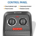 ECOWELL 18" Tower Heater for Indoor Use, 1500W Fast Heating Ceramic Electric Heater with Thermostat, 3 Modes, Tip-Over Protection, 60 Oscillating Portable Space Heater for Office Bedroom EHT180