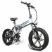 SAMEBIKE XWLX09 10Ah 48V 500W 20 Inches Moped Electric Bike Smart Folding Bike 80-90km Mileage Max Load 150-180kg