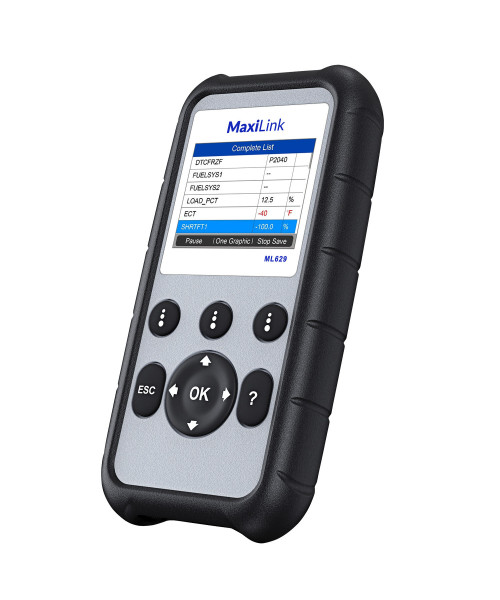Autel MaxiLink ML629 Enhanced CAN OBD2 Scanner with ABS SRS Transmission Engine Diagnosis Auto VIN Scan Tool Check Engine Light