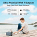 Flashfish G300 300W Solar Generator 222Wh Portable Power Station 60000mAh Rechargeable Battery for Outdoor Camping Home