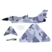 J-10 Camouflage Blue 238mm Wingspan EVA Foam Hand Throw Free Flying Plane Glider Airplane Model