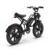 HAPPYRUN HR-G50 Electric Bike 48V 18Ah Battery 750W Motor 20inch Tires 110KM Mileage 120KG Max Load Electric Bicycle