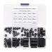 100pcs M3 Black Nylon Round ABS Metric Spacer Insulation Plastic Standoff Not Threaded for Screw Assortment Kit Set