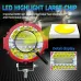 7-inch 51W Pair of Auxiliary Lights Wide Vision LED Work Light for Off-road Car SUV IP67 Waterproof White Light