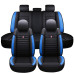 5 Seats Universal Car Seat Covers Deluxe PU Leather Seat Cushion Full Set Cover