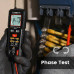 Direct KAIWEETS KM201 Digital Multimeter True-RMS 2000 Counts - Measures Up to 600V AC/DC Voltage Resistance Frequency with Backlight and Flashlight Auto Mode Data Hold Overload Protection