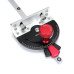 ENJOYWOOD Precision Table Saw Miter Gauge with 890mm Extendable Fence, 27 Angle Stops, and Micro-Adjustable Flip Stop for Accurate Woodworking Cuts
