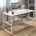 Office Computer Desk 43.3" Large Desktop with Storage Rack for Home Office