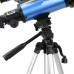 AOMEKIE AO2002 400/70mm Refractor Adult Astronomical Telescope with Phone Adapter Adjustable Tripod and Finder for Beginners and Amateurs to Observe the Moon AO2002