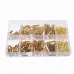 280Pcs M2.5 Hex Nut Assortment Kit Head Brass Spacing Double-pass Screw Threaded Pillar PCB Computer Motherboard StandOff Spacer