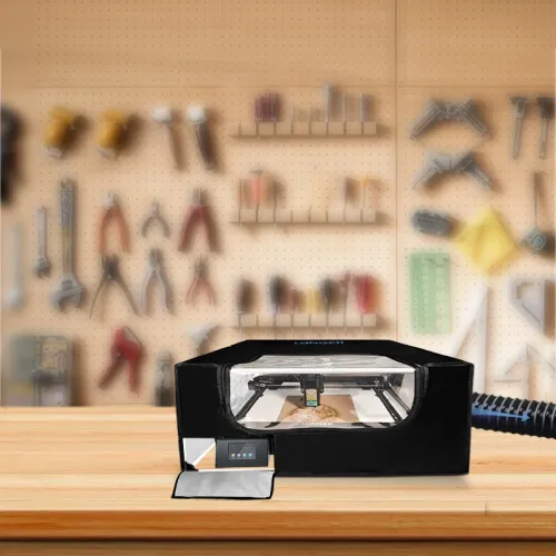 LONGER Laser Engraver Enclosure for Longer RAY5 27.5x27.5x12.99 Inches Heat Resistant Large Space Dust Proof Noise Reducing Flame Retardant Protective Cover