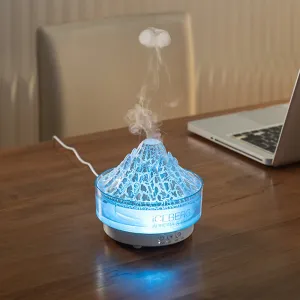 Household Humidifier USB Colorful Simulation Flame Aromatherapy Machine Bedroom Remote Control Air Purification Humidification