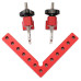 Veiko Woodworking Precision Clamping Square L-Shaped Auxiliary Fixture Splicing Board Positioning Panel Fixed Clip Carpenter Square Ruler Woodworking Tool