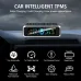 Solar Charging TPMS Car Tire Pressure Monitoring System Digital LCD Display Four-wheel Pressure Real-time Monitorings