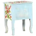 Solid Mango Wood Hand Painted Bedside Cabinet 15.7''x11.8''x19.7''