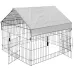 PawGiant 130'' Poultry Chicken Coop Hen House Hutch Backyard Run Nesting Box Outdoor Cage