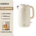KONKA 2.5L 1800W Electric Kettle Water Boiler & Thermos 2-in-1 Fully Automatic Insulation Household 304 Stainless Steel Hot Water Kettle